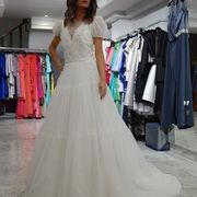 Chon Garrido vestido de novia con mangas