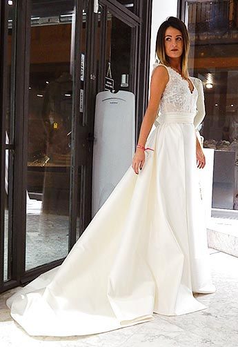 Chon Garrido vestido de novia blanco